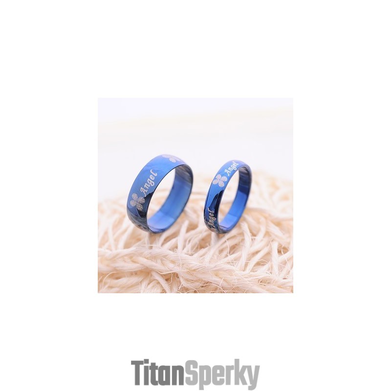 Titanový Párový Pravý Prsten Titanový Párový Pravý Prsten
