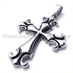 Titanový Přívěsek Vintage Cross - Řetízek Zdarma