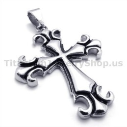 Titanový Přívěsek Vintage Cross - Řetízek Zdarma