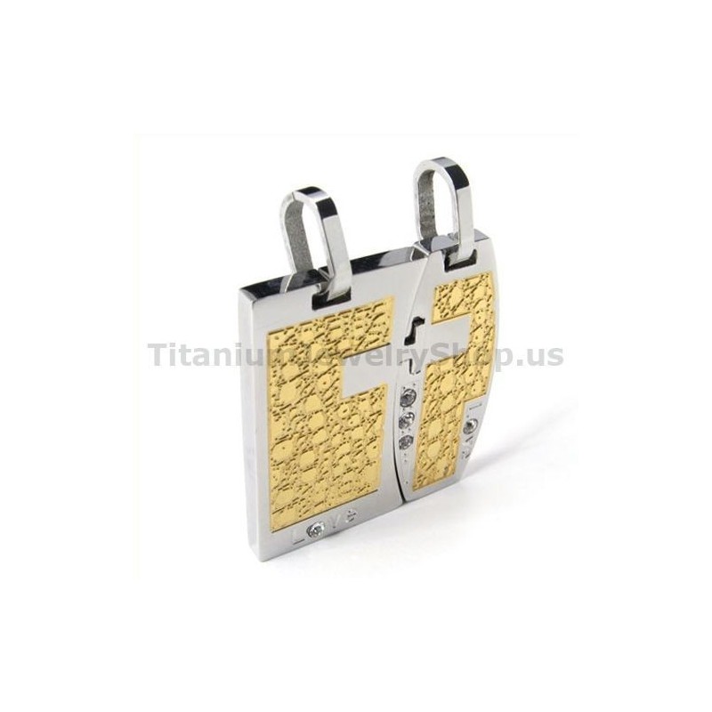 Přívěsky Love Gloden Titan Pro Milovníky S Řetízky Bez