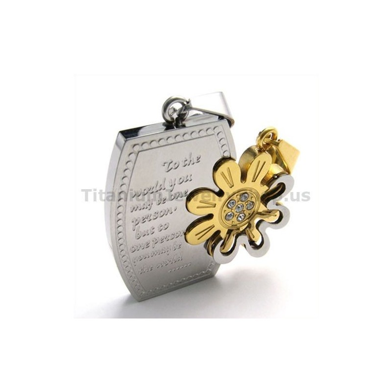 Přívěsky Gloden Titanium Lovers - Řetízky Zdarma