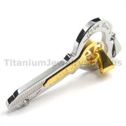 Přívěsky Na Klíče Gloden Titanium Pro Milovníky - Řetízky Zdarma