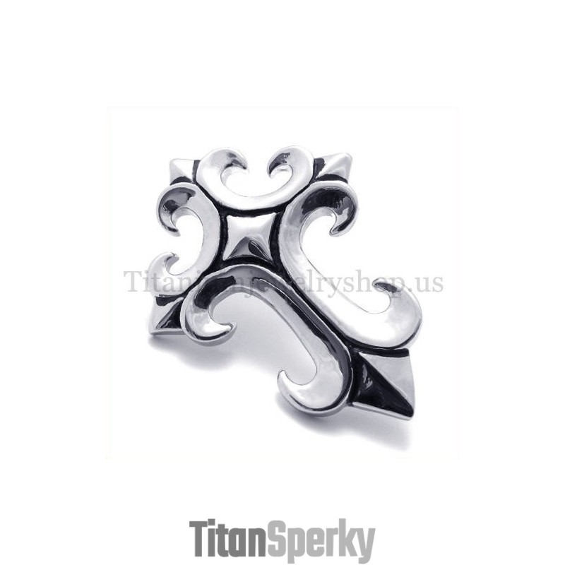 Přívěsek S Křížem Z Čistého Titanu Man Anchor Přívěsek S Křížem Z Čistého Titanu Man Anchor