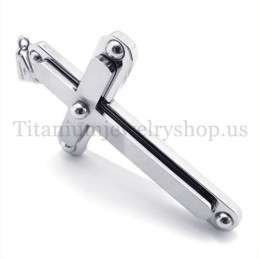 Dvouvrstvý Diamantový Módní Titanový Křížový Přívěsek