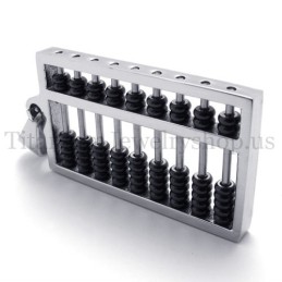 Černý Titanový Přívěsek Abacus