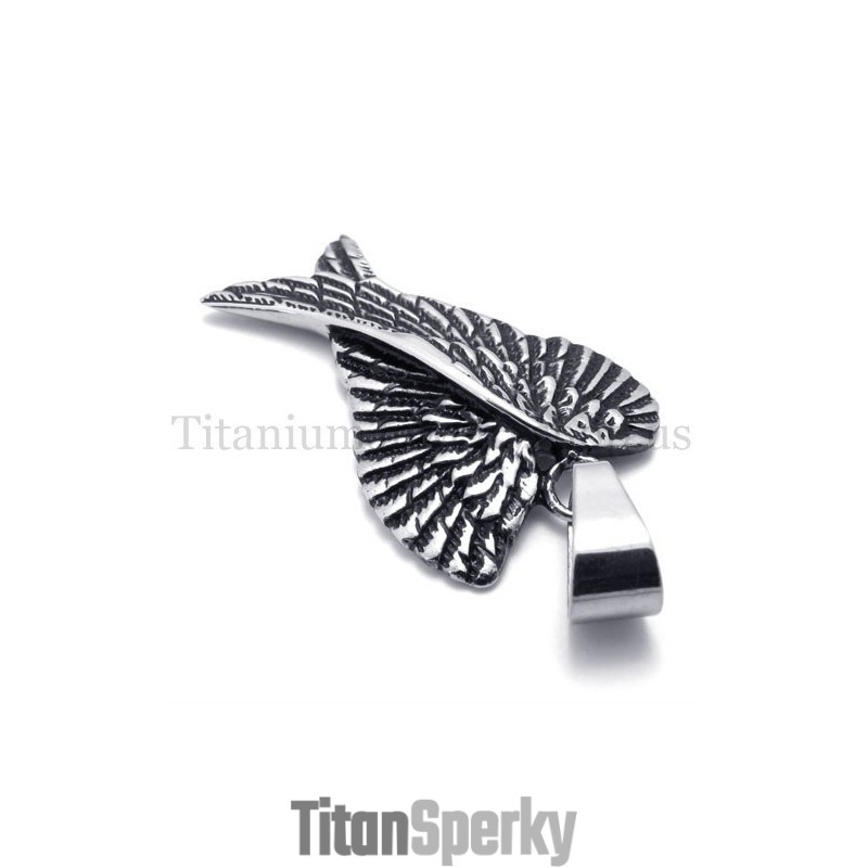 Titanový Přívěsek S Orlími Křídly