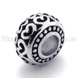 Titanový Přívěsek S Modelem Bubnu A Korálkem Štěstí