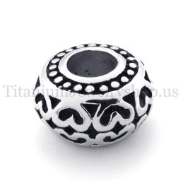 Titanový Přívěsek S Modelem Bubnu A Korálkem Štěstí