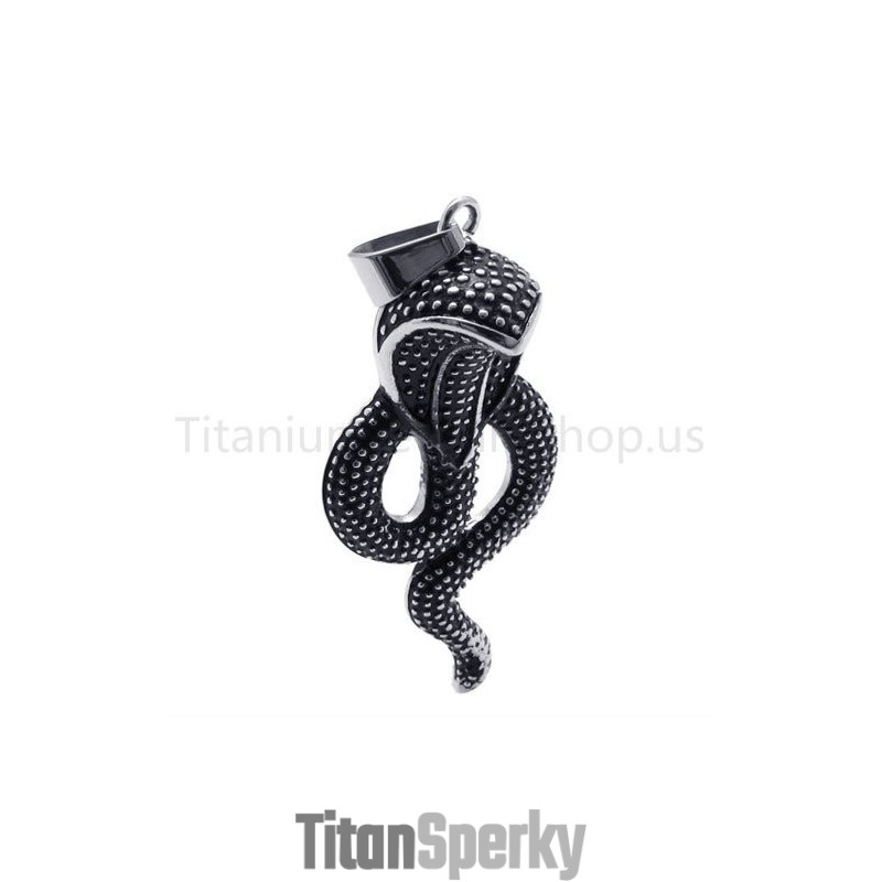 Nový Klasický Titanový Přívěsek King Cobra Nový Klasický Titanový Přívěsek King Cobra