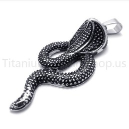 Nový Klasický Titanový Přívěsek King Cobra