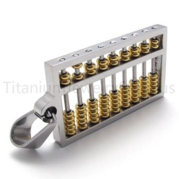 Nový Titanový Přívěsek Golden Abacus