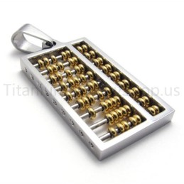 Nový Titanový Přívěsek Golden Abacus