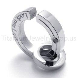 Nový Přívěsek S Přívěskem Fracture Ring A Stříbrným Titanem