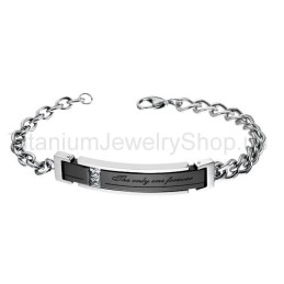 Náramky The Only One Forever Titanium Lovers