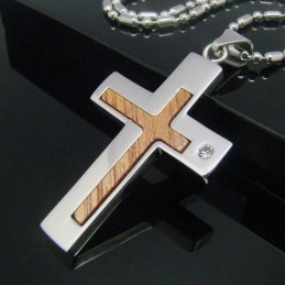 Přívěsek Cool Man Shiny Cross Z Čistého Titanu