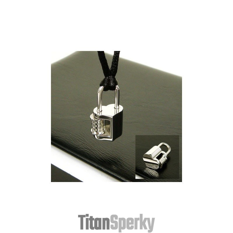 Náhrdelník S Přívěskem Cool Man Love Lock Z Čistého Titanu Náhrdelník S Přívěskem Cool Man Love Lock Z Čistého Titanu