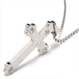 Přívěsek Cool Man Sliver Cross Z Čistého Titanu, Dárek
