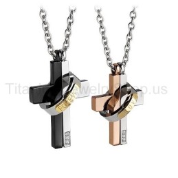 Přívěsky Pro Milovníky Z Titanu Love Forever, Dvě Vrstvy