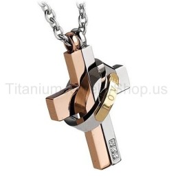Přívěsky Pro Milovníky Z Titanu Love Forever, Dvě Vrstvy