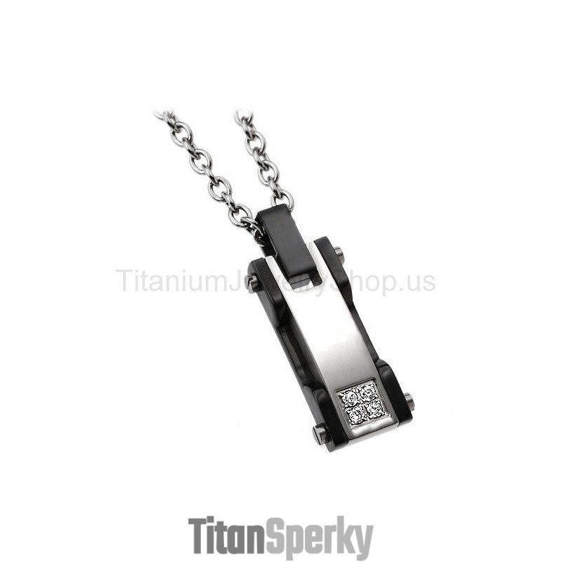 Černý Titanový Přívěsek Černý Titanový Přívěsek