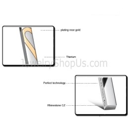 Titanové růžový odstín A Černé Přívěsky Pro Milovníky S Řetízky Zdarma C697