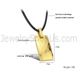 Přívěsek Z Wolframového Zlata S Propracovaným Mnohostranným Designem C632