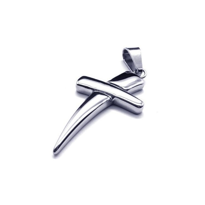 Náhrdelník S Přívěskem Cool Man Cross Z Čistého Titanu S Křížem