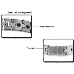 Magnetický Energetický Zdravotní Náramek S Wolframem A Pšeničným Článkem C440