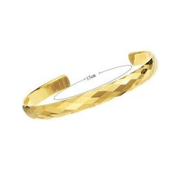 Vysoce Leštěný Wolframový Zlatý Náramek S Propracovaným Mnohostranným Designem Pro Páry C893