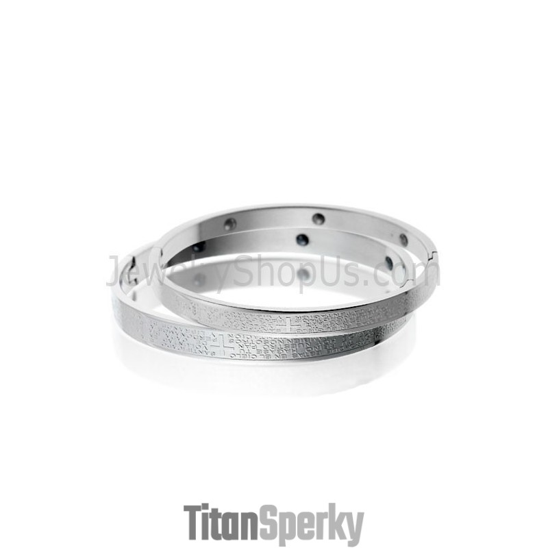 Tatanium Cross Magnetické Energetické Zdravotní Náramky Pro Páry C716 Tatanium Cross Magnetické Energetické Zdravotní Náramky Pro Páry C716
