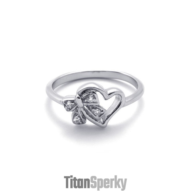 Titanový Prsten S Diamantem Pro Ženy Titanový Prsten S Diamantem Pro Ženy