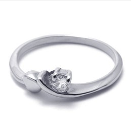 Titanový Prsten S Diamantem