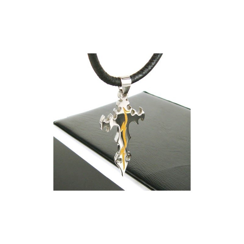 Přívěsek Z Čistého Titanu S Křížem Ušlechtilého Muže, Řetízek Zdarma