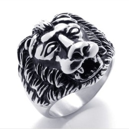 Titanový Prsten S Lvem