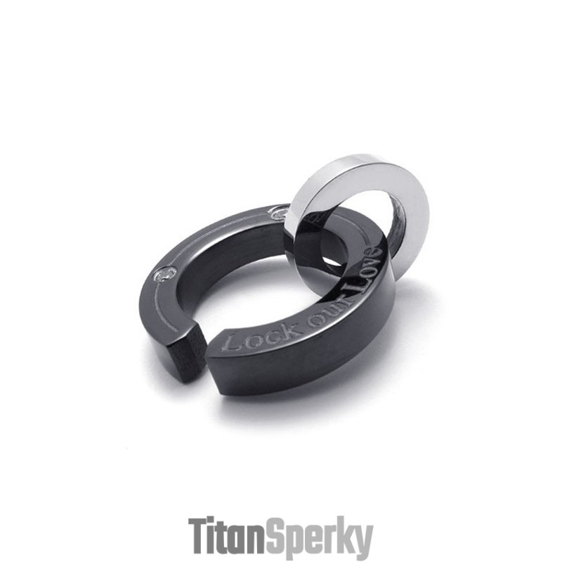 Titanový Přívěsek Black Lovers Pro Ženy