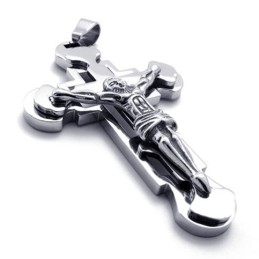 Titanový Přívěsek S Křížkem Ježíš