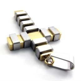 Zlatý Titanový Přívěsek S Křížkem