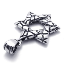 Titanový Přívěsek S Hexagramem Štěstí