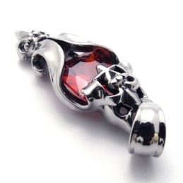 Titanový Přívěsek S Červeným Diamantem