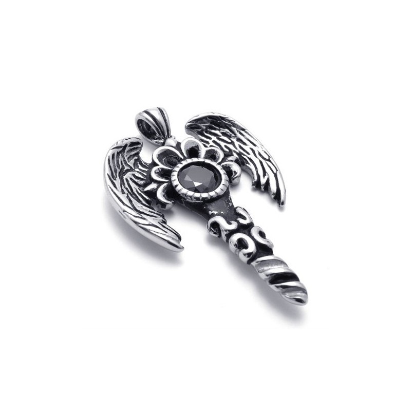 Titanový Přívěsek S Drahokamem Wings Titanový Přívěsek S Drahokamem Wings