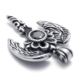 Titanový Přívěsek S Drahokamem Wings