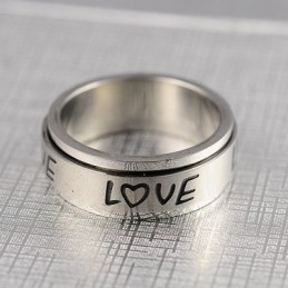 Titanový Prsten Love Rotation