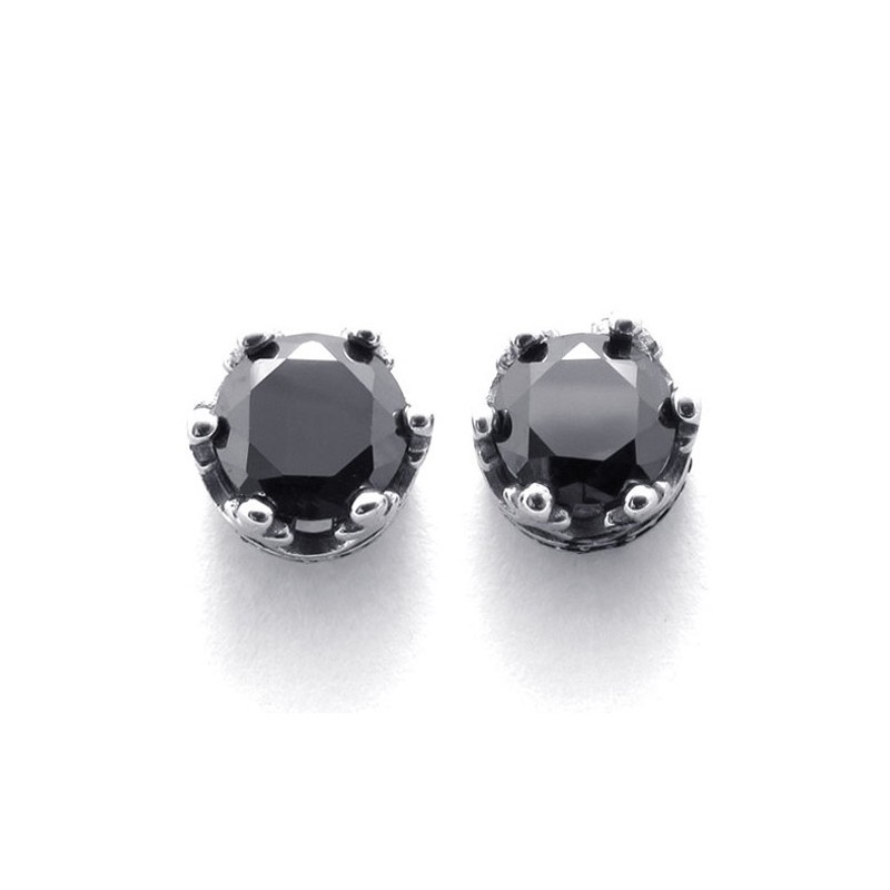 Titanové Náušnice S Diamanty Titanové Náušnice S Diamanty
