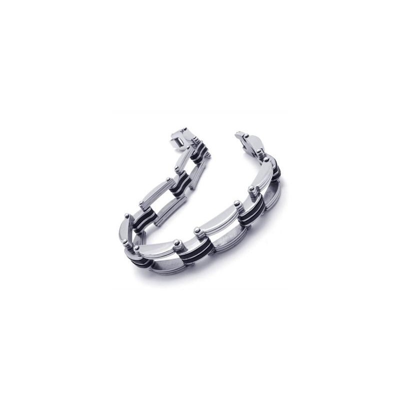 Pánský Chlapecký Stříbrný Náramek S Přívěskem Z Čistého Titanu