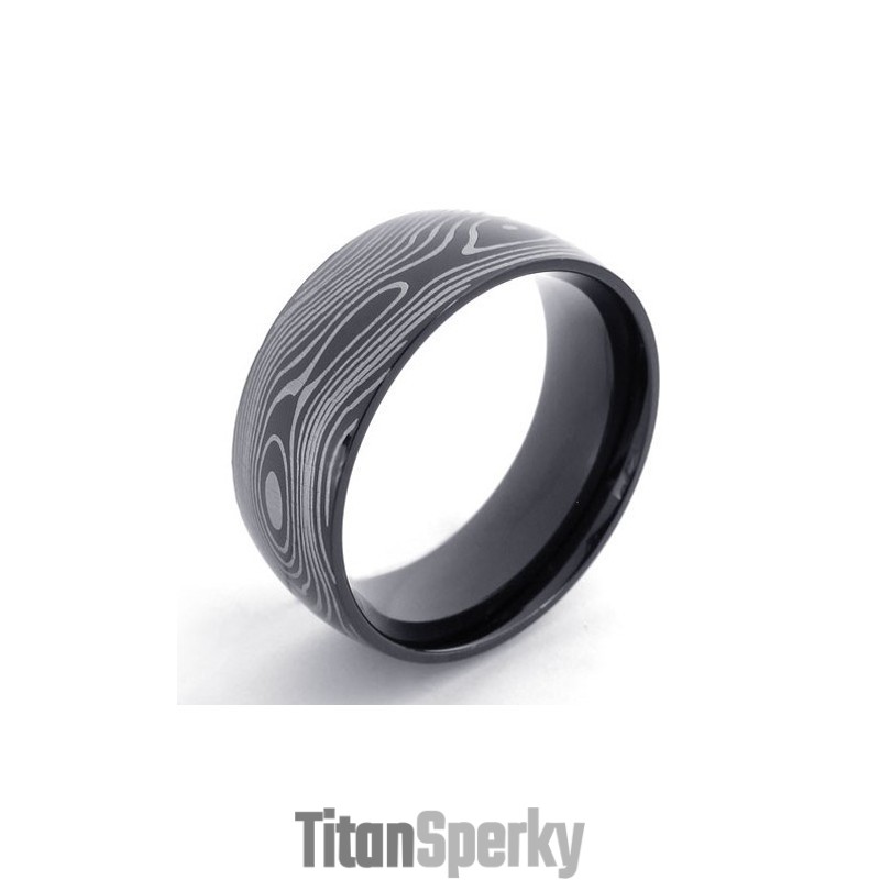 Černý Titanový Prsten