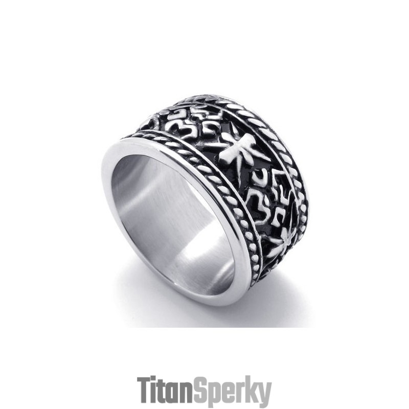 Vintage Titanový Prsten