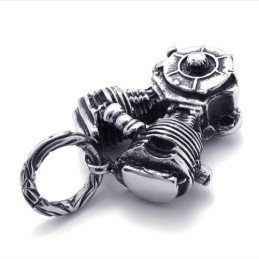 Titanový Přívěsek S Motivem Motocyklového Motoru