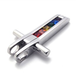 Titanový Přívěsek S Barevnými Zirkony