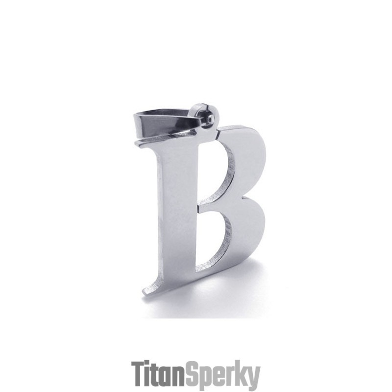 Titanový Přívěsek S Písmenem "B" Titanový Přívěsek S Písmenem "B"