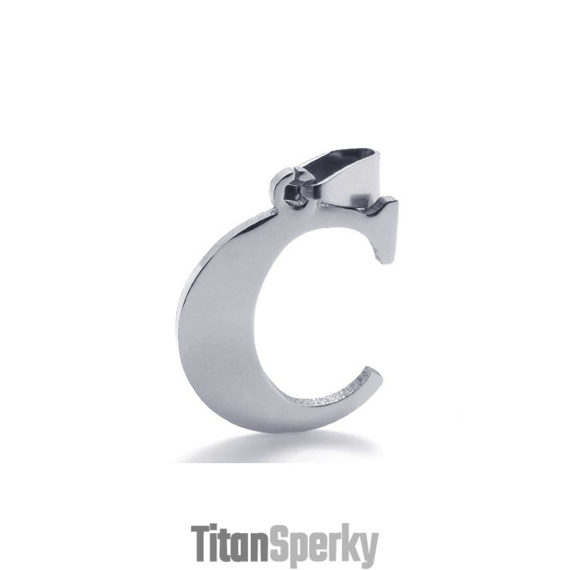 Titanový Přívěsek S Písmenem "C" Titanový Přívěsek S Písmenem "C"